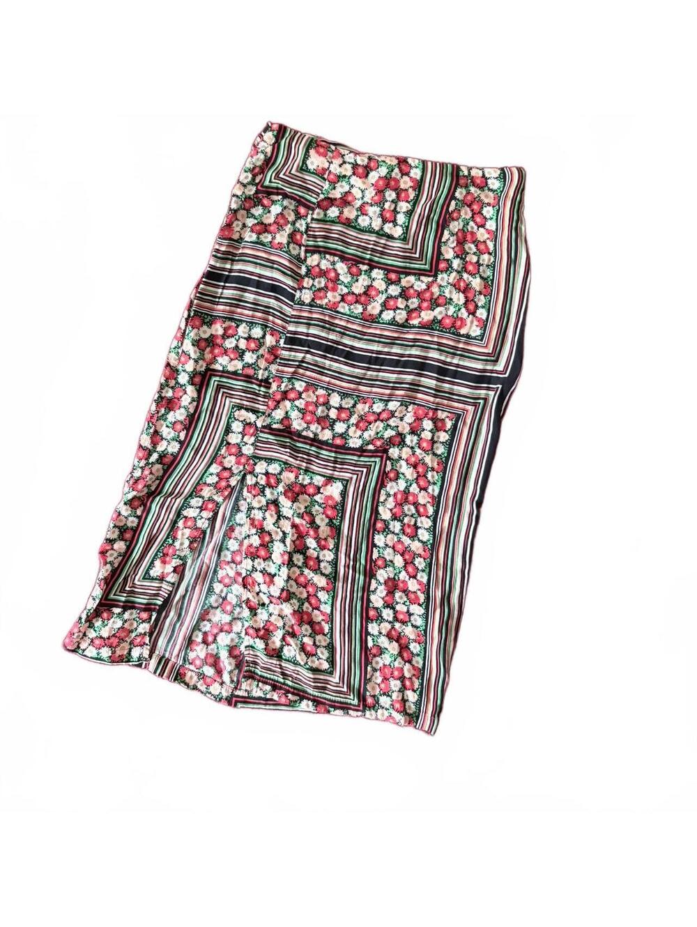 Topshop Women's Multi and Pink Skirt